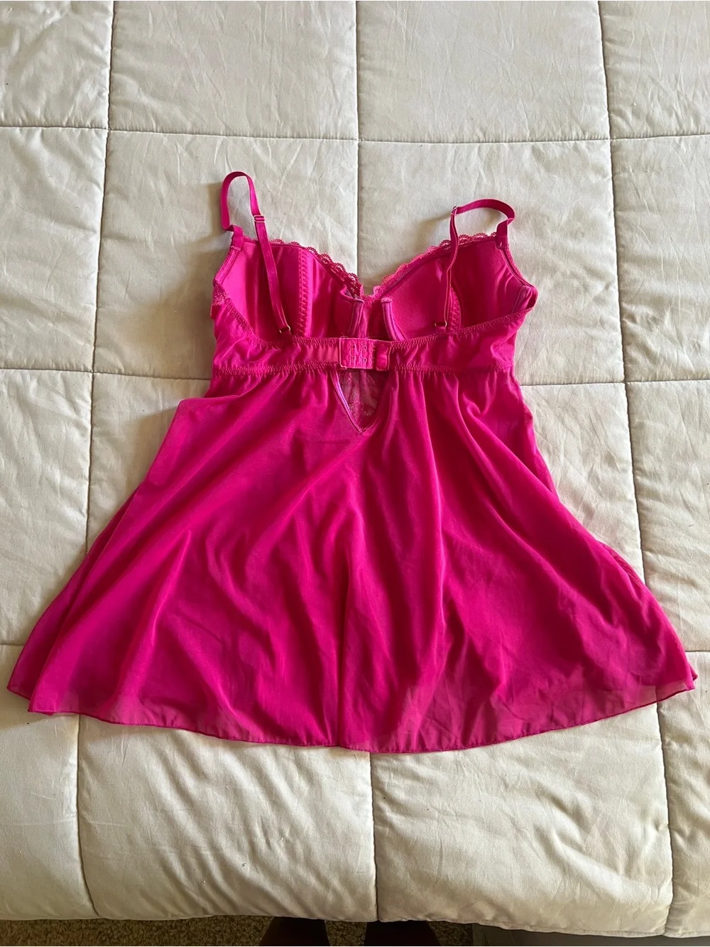 Fredericks of Hollywood Padded Lace Slip
